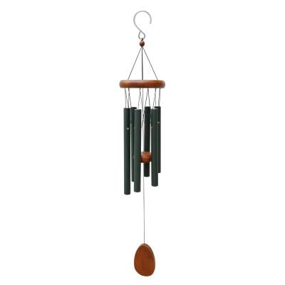 China Garden Decoration Sympathy Wind Chimes Outdoor Clearance Memorial Wind Chimes with 6 Tube Family Outside Large Deep Tone Wind Chimes for sale