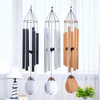 China Garden Decoration Wind Chimes for Garden Deep Tone Sympathy Wind Chimes Outdoor Memorial Wind Chimes with 6 Metal Tubes for sale