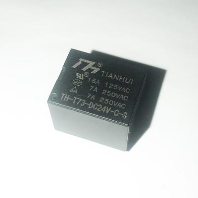 China Sugar Cube Relay TH-T73-24V-C (7A) JQC-3FF Sealed PCB Relay for sale