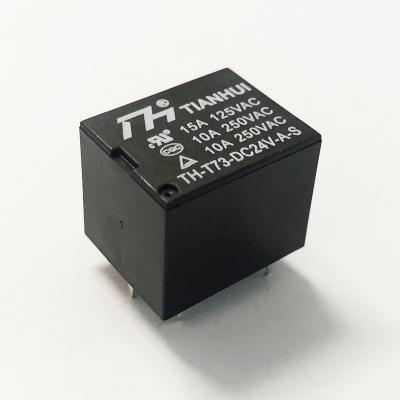 China Tianhui TH-T73-24vdc-A 4pin 24vdc sealed relay for sale