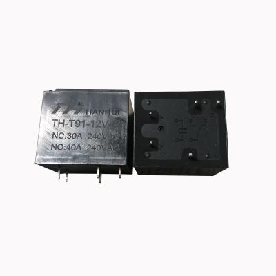 China Tianhui T91 12V C 5 Pins Sealed Relay 30/40amp for sale