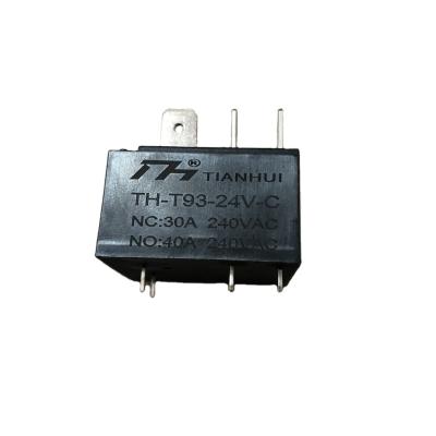 China Tianhui TH-T93-24VDC-C 5pin Relay Box Relay 24vdc Sealed Relay for sale