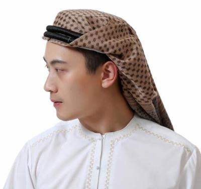 China Men's Dubai Tourism Headscarf Arabic Variegated Head Towel Safe For Muslims Kids for sale