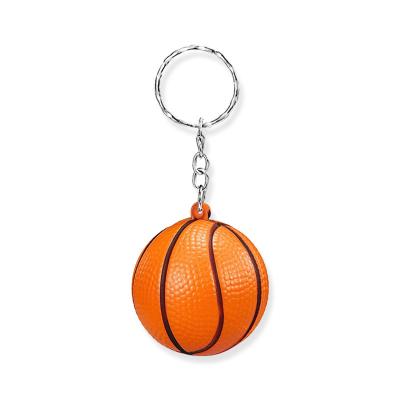 China Soft Toy Balls Sports Keychain Customize Football Baseball Key Chain Sports Game Soccer Red Black Blue Effort Balls for sale