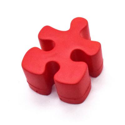 China Foam PU Foam Antistress Ball Piece Puzzle Piece Soft Jigsaw Squeeze Toy for sale