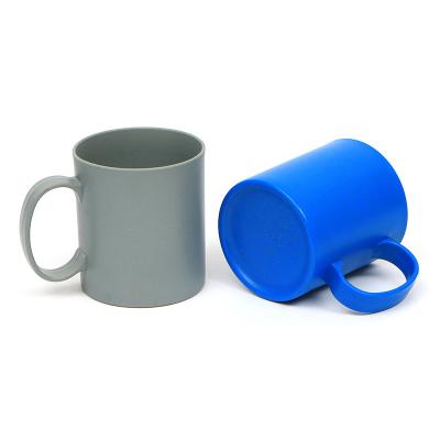 China Disposable Straw Plastic Mug With Handle Eco-friendly Wheat Straw Cups 350ml Wheat Cup For Drinking for sale