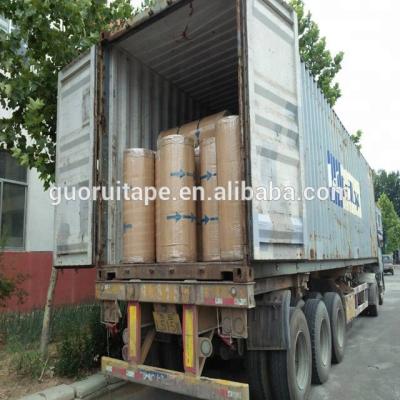 China ANTISTATIC Our Factory Bopp Jumbo Gum Tape Rolls For Bangladesh Customers for sale