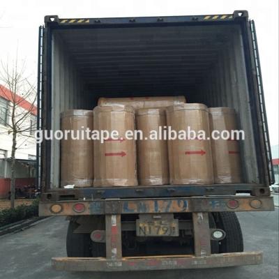 China Waterproof Our Factory BOPP Adhesive Wrapping Tape In Jumbo Rolls With Cheapest Prices for sale