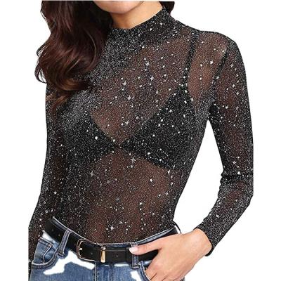 China 2022 QUICK DRY Wholesale Summer Hollow Out Design Breathable Long Sleeve Lace Top For Women for sale