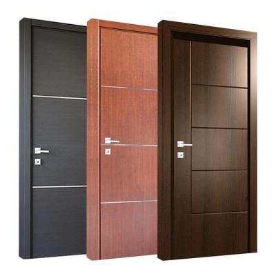 China High Quality Modern Interior Wooden Sound Insulation Custom Bedroom Door Design for sale