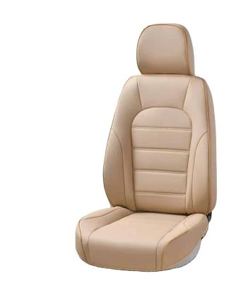 China 2021 Easy Clean Luxury Car Seat Covers Leather Trim Universal Car Seat Cover Full Set Car Seat Protector for sale