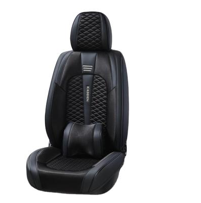 China 2022 Wholesale Custom Auto Waterproof Universal Leather Car Seat Cover Easy Clean for sale