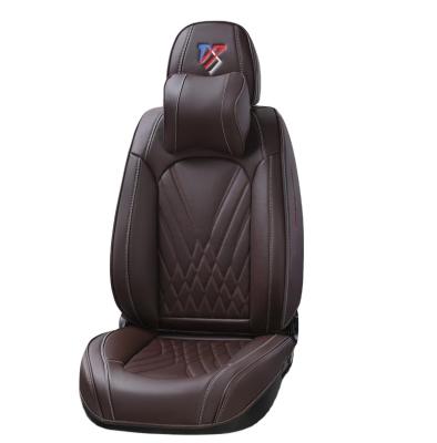 China Full Set Durable Waterproof Hot Type Easy To Clean Universal Leather Car Seat Cover for sale