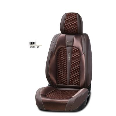 China Wholesale Easy Clean Car Seat Covers Full Set Luxury Universal Car Leather Cushion Covers Car Seat Decoration Accessories for sale