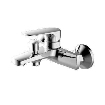 China Without Slide Bar Bathroom Fittings Bath Shower Faucets Model Bthtub Mixer New 2021 for sale