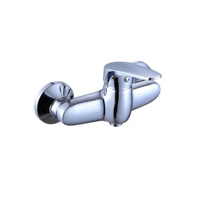 China Brass Bodyless Single Handle Slide Bar Bathroom Shower Faucet Chromed Grifo Mixer Tap for sale