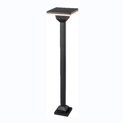 China Classic Garden Design IP65 80cm Height Square Led Lawn Bollard Light Design Led Garden Lighting for sale