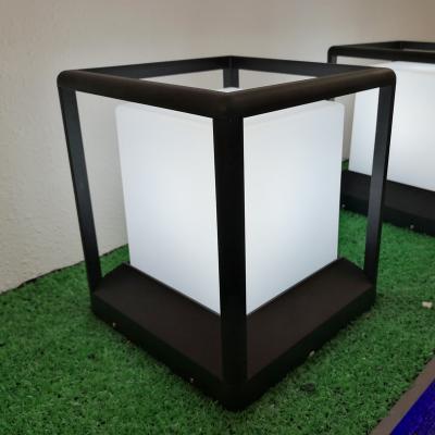 China Nordic Waterproof Outdoor Square Wall Lamp LED Wall Top Pillars Light for sale