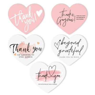 China Newsprint Paper Custom Card Printing Business Gifts Heart Shape Greeting Card for sale