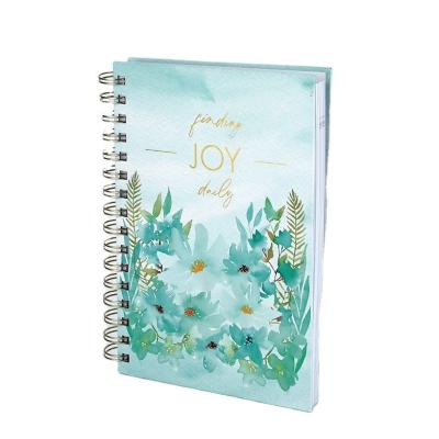 China Diary Journal Daily Notebook Printing Wire Notebook For Gifts With 4c Offset Printing for sale