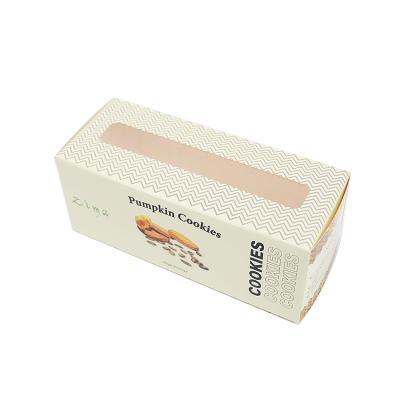 China Clear Window Wedding Kraft Box Cookie Packaging Paper Box With Foldable Art Paper Type for sale