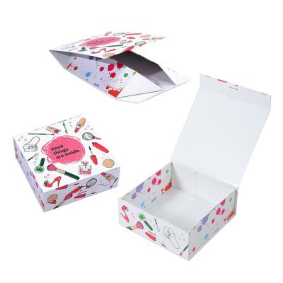 China CMYK Custom Luxury Paper Magnet Foldable Magnetic Gift Box for Cosmetics and Apparel for sale