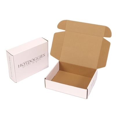 China Custom Logo Flexography Mailer Packing Box Color Recycled Corrugated Kraft Brown Shipping Paper Mailing Box for sale