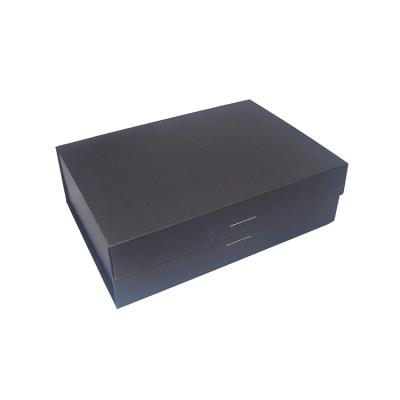 Китай Наклейки Custom Logo Printed Luxury Black Magnetic Closures Flat Folding Folding Paper Magnetic Box (Наклейки на заказ с печатным логотипом) продается