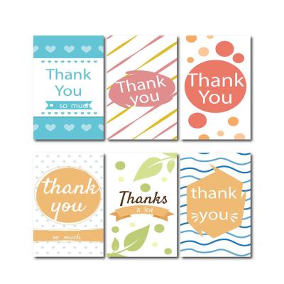 China Paper Custom Card Printing Colorful Business Thank You Cards Offset Printing for sale