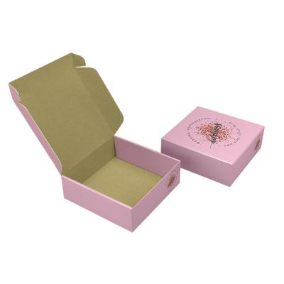 China Kraft Paper Cardboard Cosmetic Shipping Boxes Corrugated Mail Packaging Boxes for sale