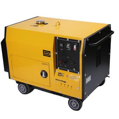 China China Best Selling PR8000 Outdoor Power 15kw Generator High Power Small Portable Emergency Diesel Household for sale