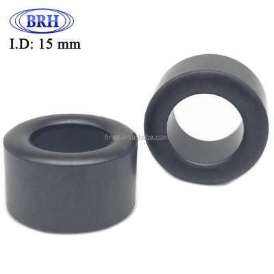 China EMI Coil High Permeability NiZn Magnet Ferrite Ring Soft Toroidal Core Industrial High Frequency Large Size Custom Round Cable for sale