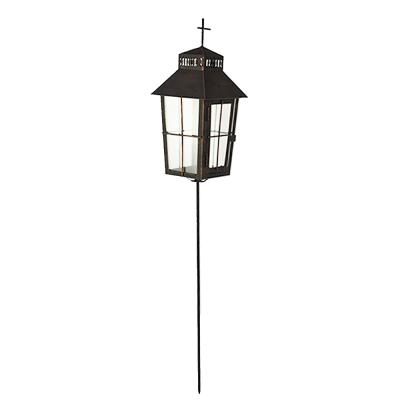 China ECO-frendly Insert Rod Metal Grave Outdoor Candle Lantern for sale