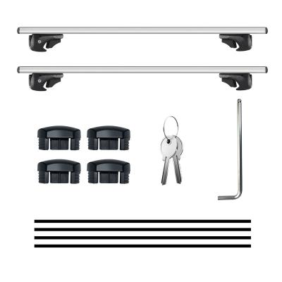 China Diroan Universal Durable Aluminum Car Roof Rack Cross Bar Rack Cross Bar For SUV Cars Roof Racks Maiker Maker for sale