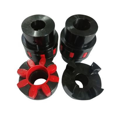 China Long Operating Life Oem Steel Standard Flexible Elastic Rubber Spider Star Jaw Shaft Coupling For Machinery for sale