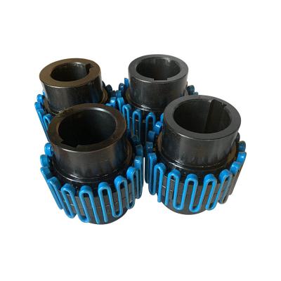 China Long Operating Life Supplier High Quality Js Jsb Type Serpentine Spring Shaft Snake Grid Flexible Coupling Grid Shaft Steel Coupling for sale