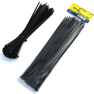 China 8 10 12 Inch Cable Tie Self-Locking Plastic Cable Ties Heat Resistant High Quality Nylon Cable Ties Manufacturers for sale