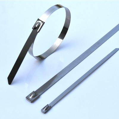 China Best factory price heat resistant 4.6*500 mm 201/304/316 stainless steel material reusable cable ties for sale