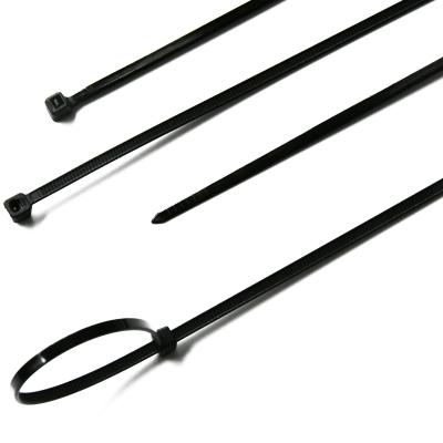 China High Quality Heat Resistant Self Locking Cable Tie Heavy Duty Plastic Zip Ties Black Nylon Cable Ties for sale