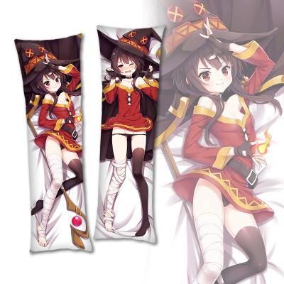 China Megumin Viable Cartoon Character Custom Anime Pillow Case With 2Way Upgrade for sale