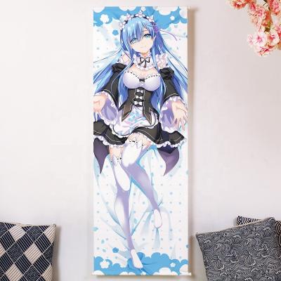 China Automotive Re: Life in a Different World of Rem Ram Anime Zero Poster Decorative Hanging Digital Poster Custom Wall Scroll Printing CMYK for sale