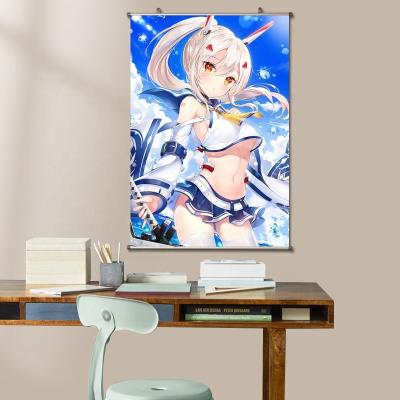 China Custom Wholesale Custom Anime Wall Scroll Japanese Anime Wall Hanging Wall Scroll Paintings for sale