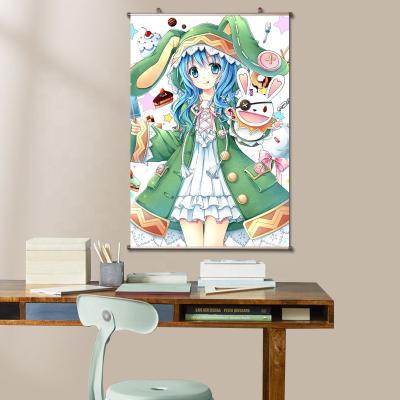 China Automotive anime posrer hanging wall scroll decoration painting custom printed scrolls for sale