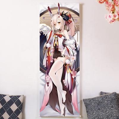 China Anime Hanging Wall Scroll Azur Lane IJN Ayanami Digital Printing Peach Skin Automotive Character Customized Aluminum Alloy CMYK for sale