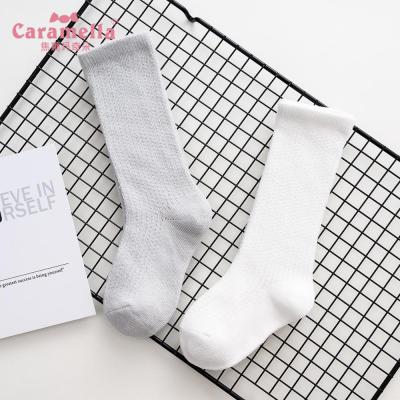 China Viable School Gray Socks Summer Socks Teenage White Porcelain for sale