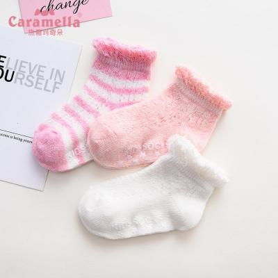 China Spring Socks Girls Sustainable Cute Cotton Breathable Socks Kids for sale