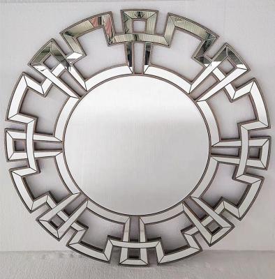 China Modern Minimalist Decorative Wall Mirror Round Shape Wall Hanging Decor Mirror for sale