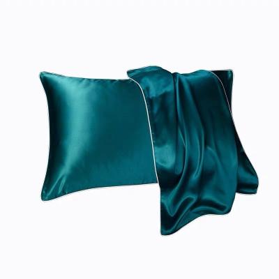 China High Quality Custom Natural 19mm Anti-Static Mulberry Silk Pillowcase Pillow Case With Wrap Closure 100% For Hair And Skin for sale