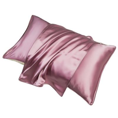 China Anti-Static Custom Silk Pillowcase 19mm Microfiber 100% Mulberry Silk Pillowcases for sale