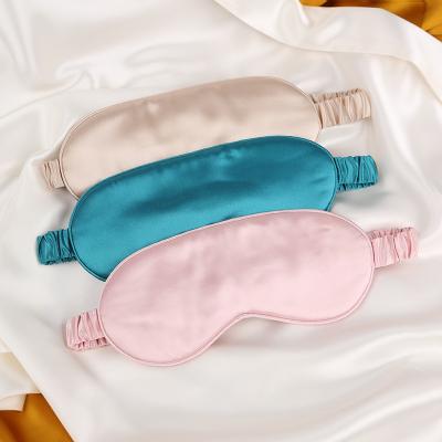 China Comfortable 19 MM / 22 Mm 100% Pure Mulberry Silk Sleeping Mask Eye for sale